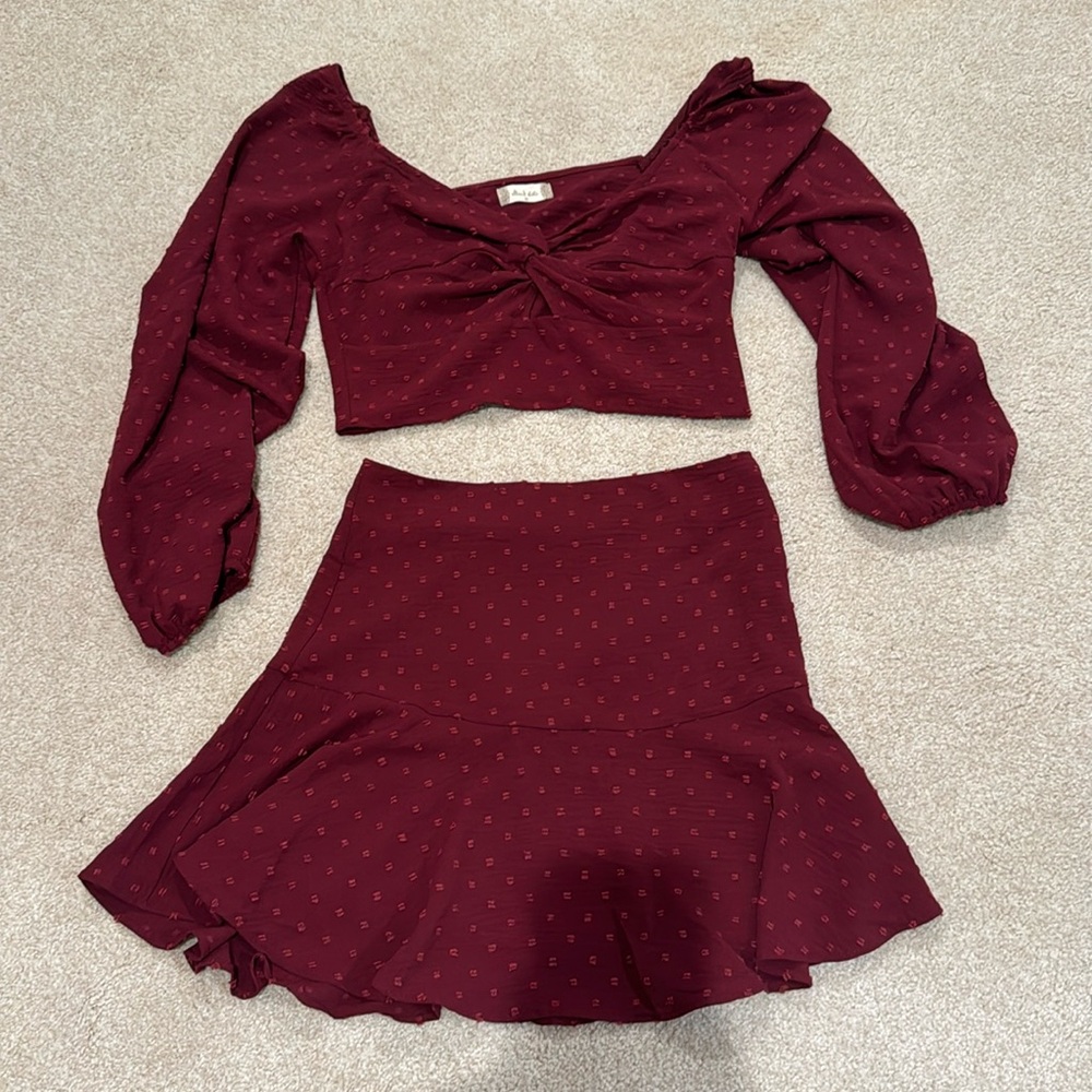 ALTERD state top and skirt set